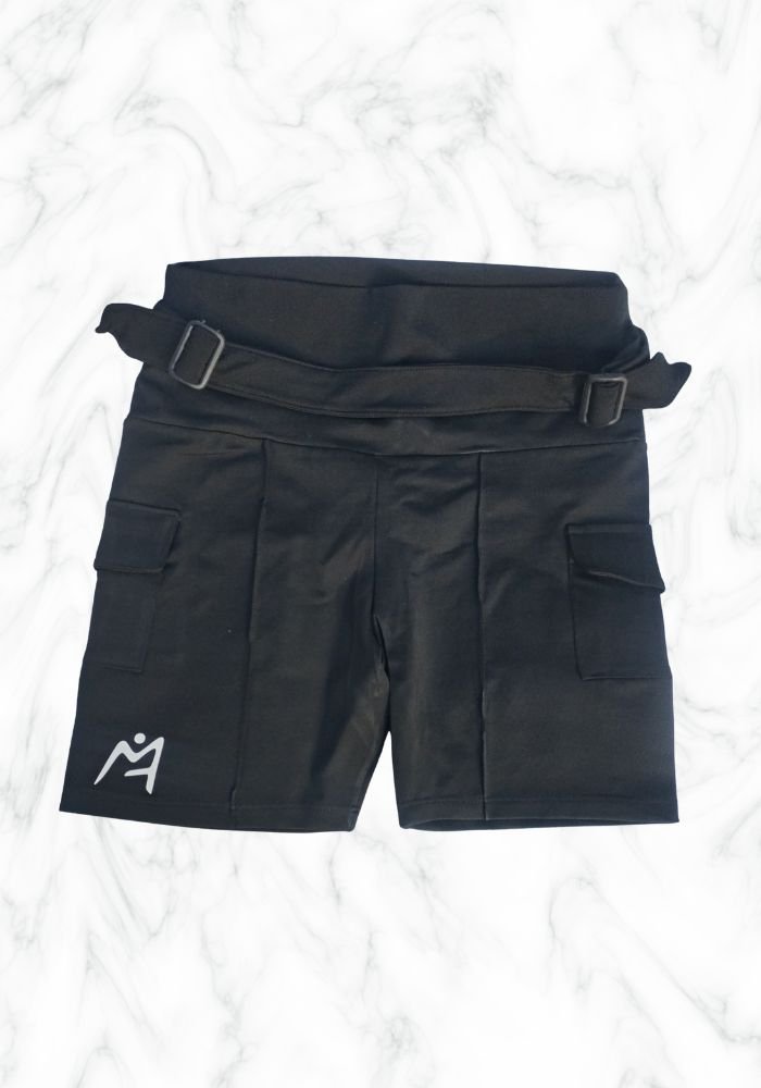 short deportivo negro